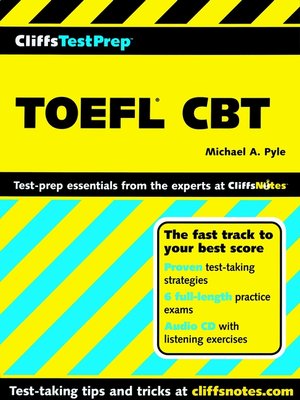 cover image of CliffsTestPrep TOEFL CBT